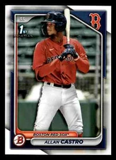 2024 Bowman Prospects Allan Castro #BP-14 - Boston Red Sox