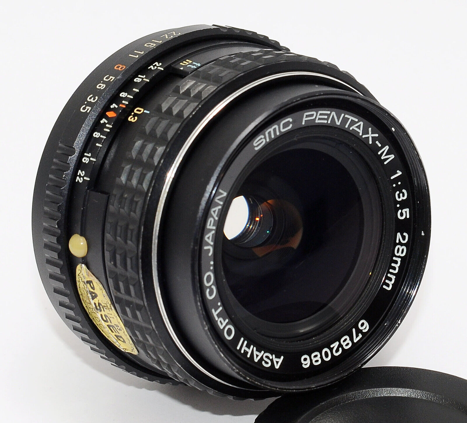 SMC PENTAX-M 28mm F/3.5 1:3,5 LENS K ASAHI OPT. CO. JAPAN Wide Angle Filter  Case