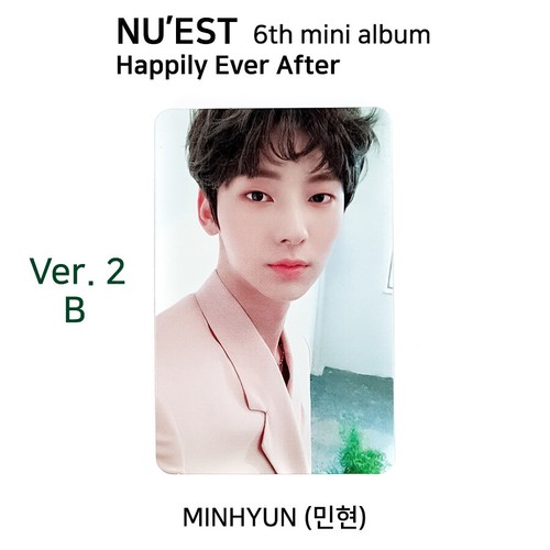 NU'EST 6th Mini Album Happily Ever After Official Photocard MINHYUN KPOP K-POP - Picture 16 of 26