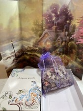 Landscape Jigsaw Puzzle Sennuo 500 pc Poster 22 x 30 x 6 cm Cottage by the Sea