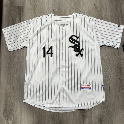 Chicago White Sox Konerko 14 Majestic Size 48 MLB Baseball Jersey Cool Base - 第 1/7 張圖片