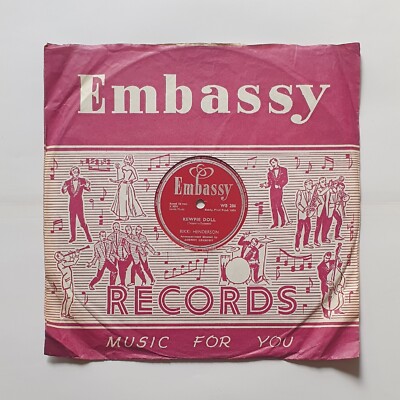 Rikki Henderson - Kewpie Doll  / Tulips From Amsterdam - 1958 UK 78rpm ️TESTED