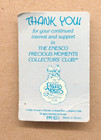 Vintage NOS NIP 1985 Precious Moments Collectors Club Keyring Keychain — photo 2