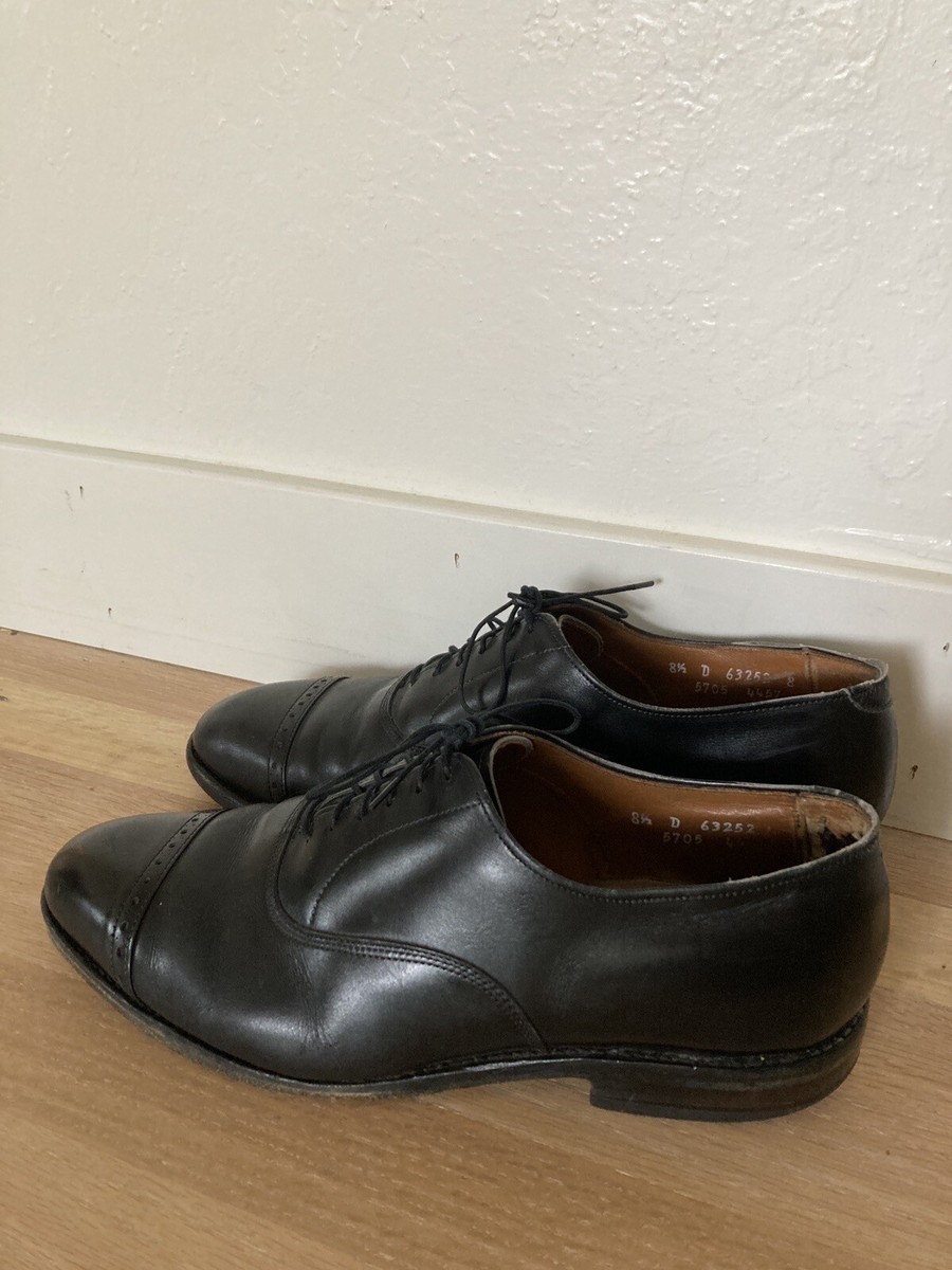 Allen Edmonds Fifth Avenue Black Cap-toe Oxford Dress Shoes  display picture 1