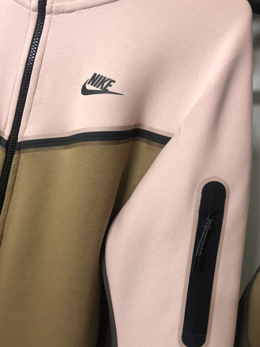 Nike Sportswear Tech Fleece Tracksuit Set Hoodie u0026amp; Pants Pink Driftwood  Mens M/S | eBay