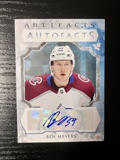 2023-24 Upper Deck Artifacts Hockey Autofacts Autograph Ben Meyers - Colorado