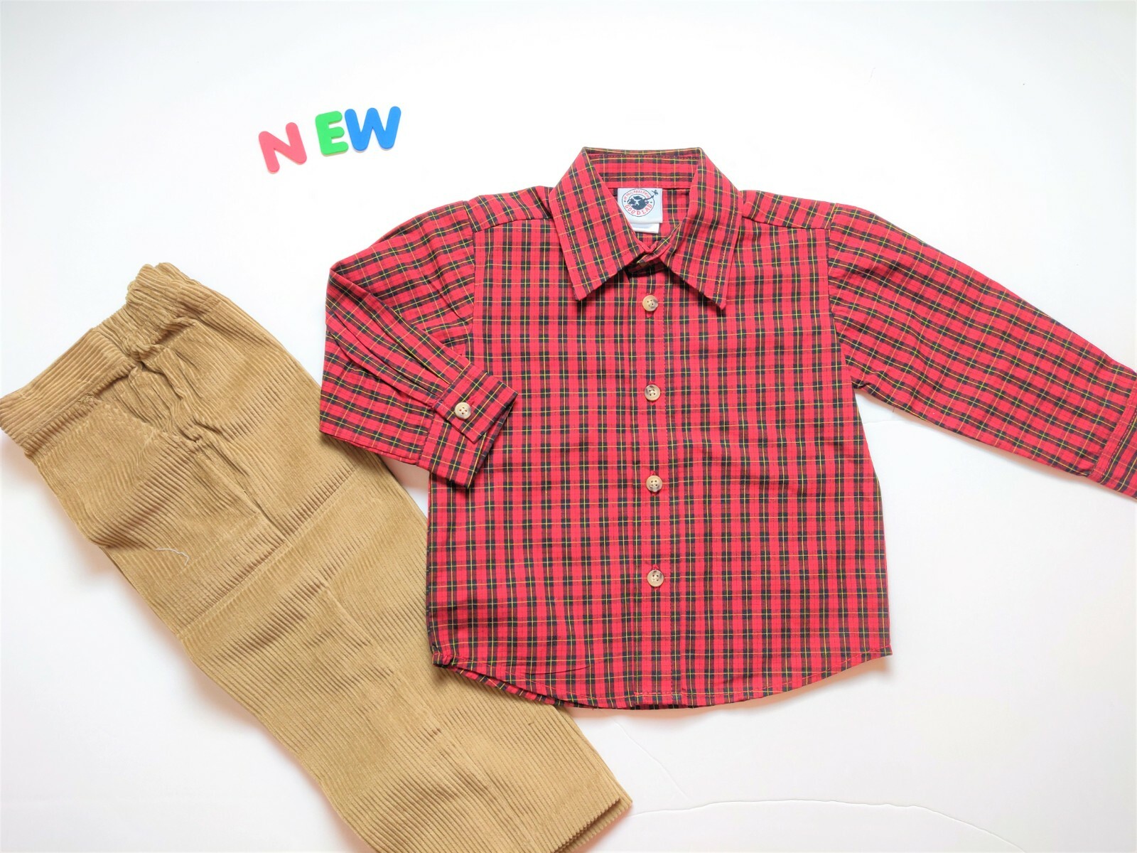 Toddler Kids Baby Boys Clothes Size 2T 4T NWT Good Lad Red Shirt Pants eBay