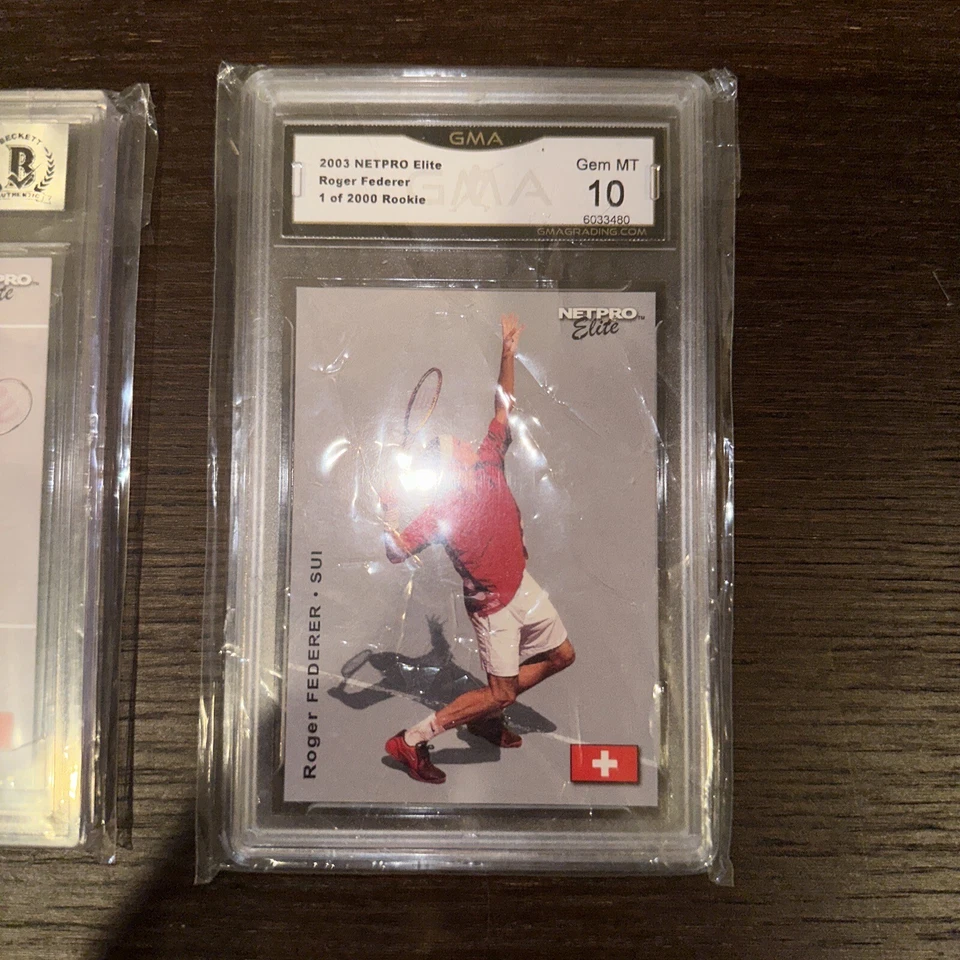Roger Federer Rookie Cards (Autograph + 1/2000) (HIGHLY Possible PSA 10) 🎾 - Image 3 of 4