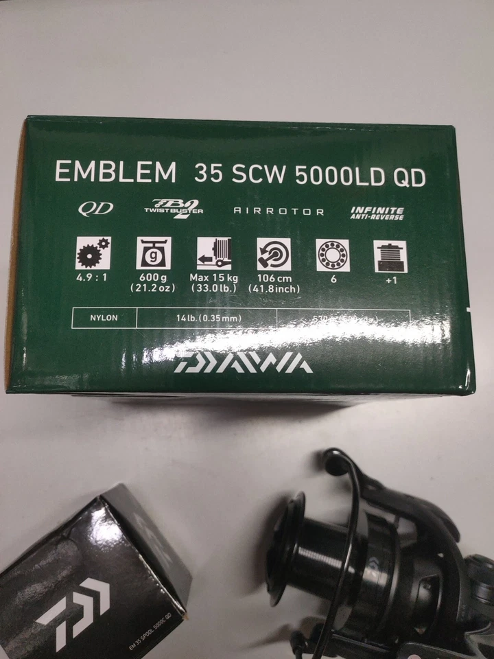 Mulinello DA SURF Daiwa Emblem 35 SCW 5000 LD QD***NUOVISSIMO***OFFERTA - Immagine 3 di 4