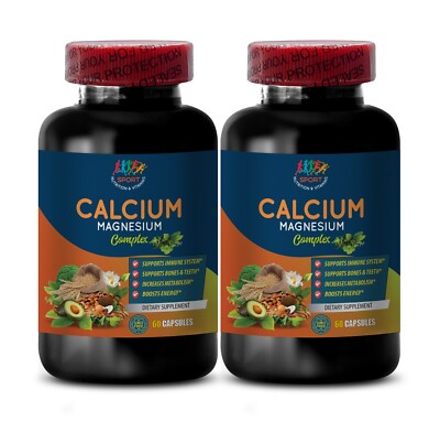 Joint Integrity Doubled: CALCIUM MAGNESIUM COMPLEX - 120 Caps - Flexibility 2BTL