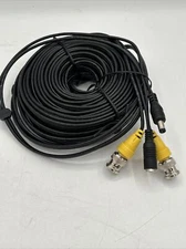60’ BNC Power Accessory Cable Video Cable for Security Cameras