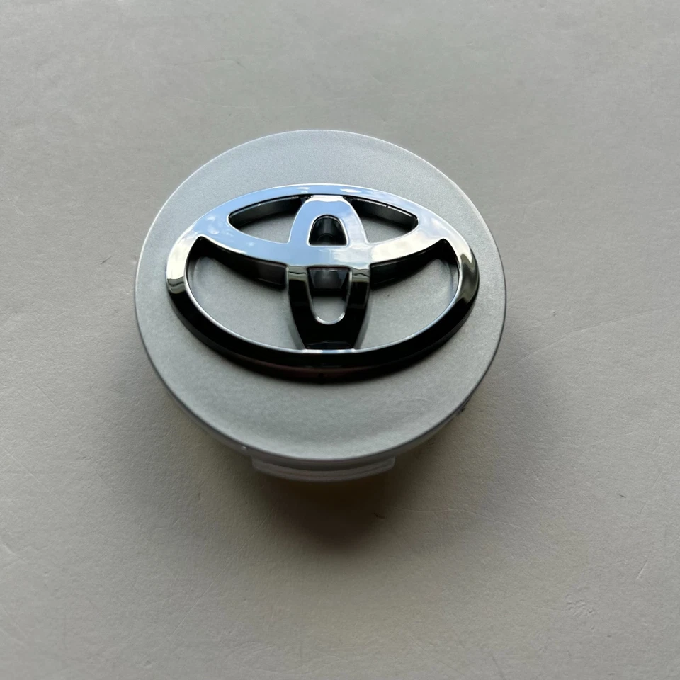 Wheel Center Caps Chrome Logo Silver Hubcap for Toyota Camry Sienna Highlander - Image 3 of 4