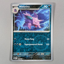 Carta Pokemon TCG - Nidorino 33/165 Reverse Holo | Scarlatto e Viola - 151 MEW