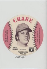 1976 MSA Discs Crane Potato Chips Greg Luzinski 5sb