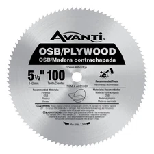 5-1/2 In. X 100-Tooth Osb/Plywood Circular Saw Blade
