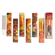 Fall Whispers Incense Set – 6 Autumn Scents for Seasonal Warmth | Cozy Comfor...