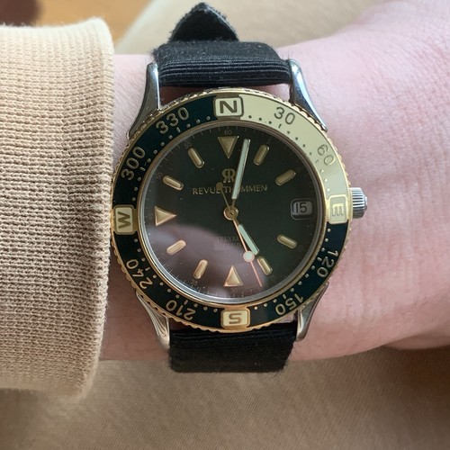 Revue Thommen Trekking Club Watch Quartz diver sub Vintage 37mm - Picture 11 of 21