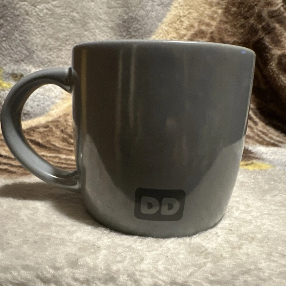 Dunkin Donuts Mug / Cup Light Gray Holiday Snowflake Coffee Tea Cup / Mug 2014 - Image 3 of 4