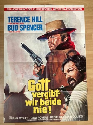 Filmposter * Kinoplakat * A1 * Gott vergibt - wir beide nie * Hill + Spencer *#1