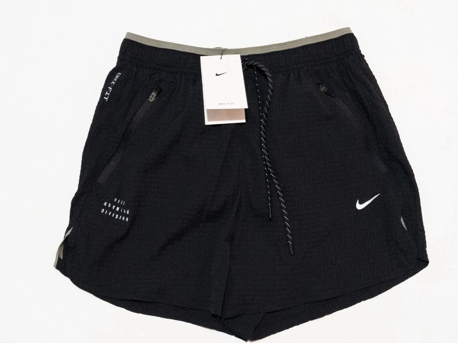 Nike Stride Running Division 5" Brief-Lined Running Shorts FZ0611-010 Men's Sz S