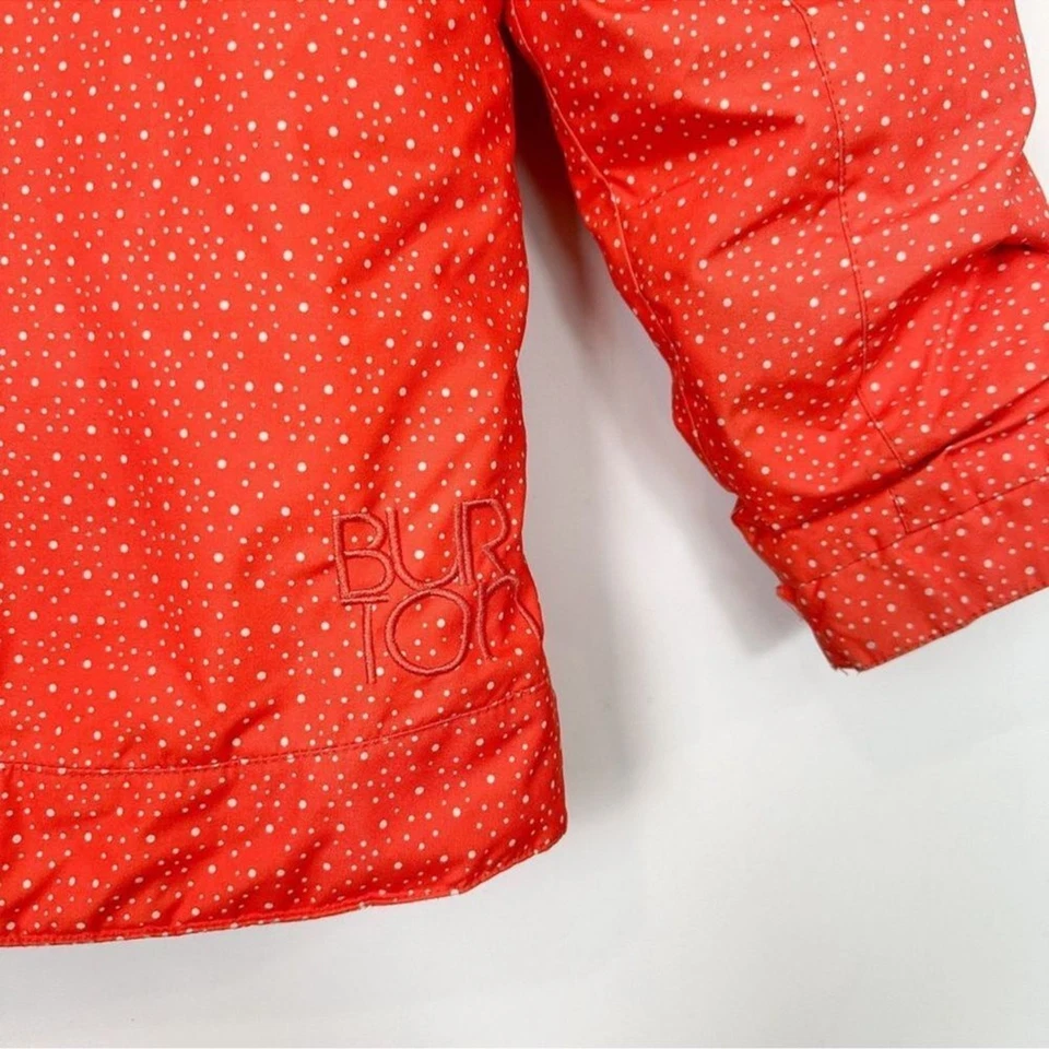 Burton DryRide Naranja Lunares Chaqueta Esquí Talla L Foto 4 de 4