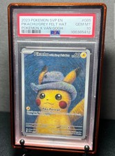 Pikachu Van Gogh (Pikachu with Grey Felt Hat) PSA 10 Pokemon Card