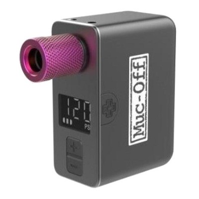 New Muc-Off Airmach Electric Mini Inflator Pro Pump 100psi Universal Black 21394