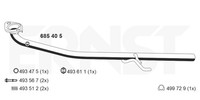 Abgasrohr Ernst 685405 FüR Toyota Peugeot C1 Aygo 107 Nach Katalysator KGB10_