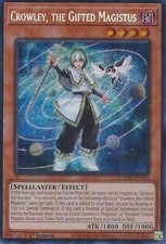 1x Crowley, the Gifted Magistus | BLMM-EN044 | SCR | 1st Ed | NM | YuGiOh
