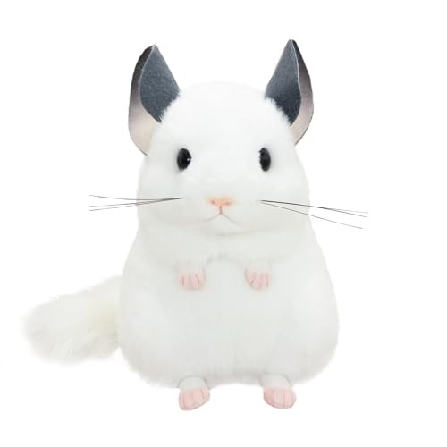 Yoshitoku Friends on the Land Chinchilla Plush Doll White H18.5cm 180221 NEW - Afbeelding 1 van 8