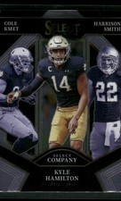2022 Select Draft SC-ND Cole Kmet Harrison Smith Kyle Hamilton Select Company