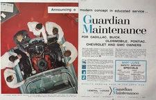 1959 General Motors Guardian Maintenance Service Training Center VTG Print Ad