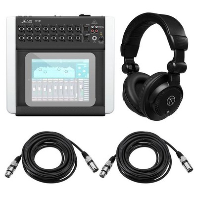 Behringer X Air X18 18-Channel 12-Bus Digital Mixer, Bundle with TAPH100 Headpho