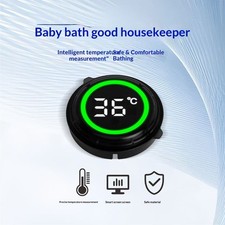 Smart LED Digital Shower Thermometer Water Temperature Monitor Baby Bath Safety