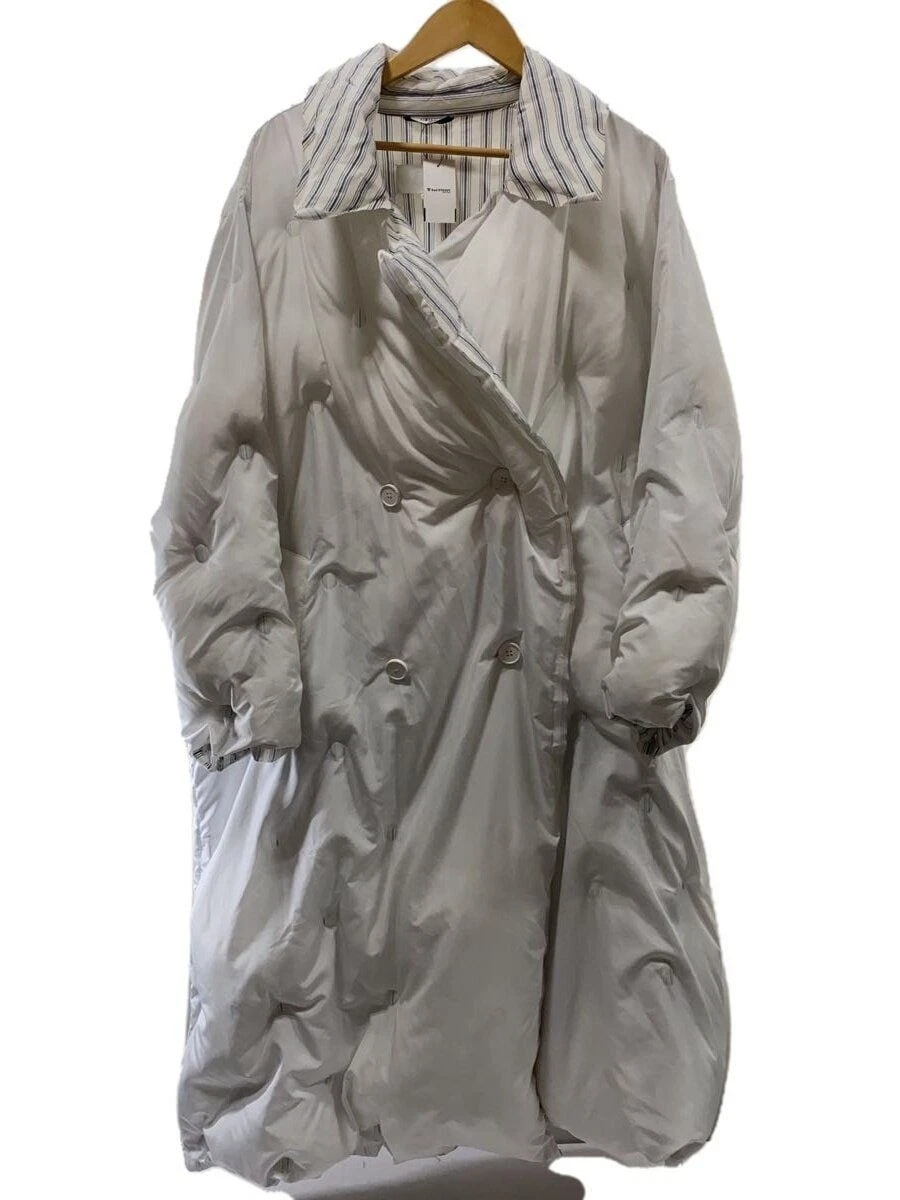 Piumino lungo Maison Margiela 38 poliestere bianco S29AA0249 S47196