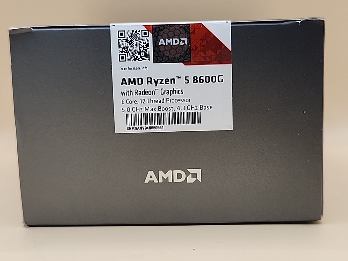 AMD Ryzen 5 8600G CPU (Boxed) (100-100001237BOX) for sale online