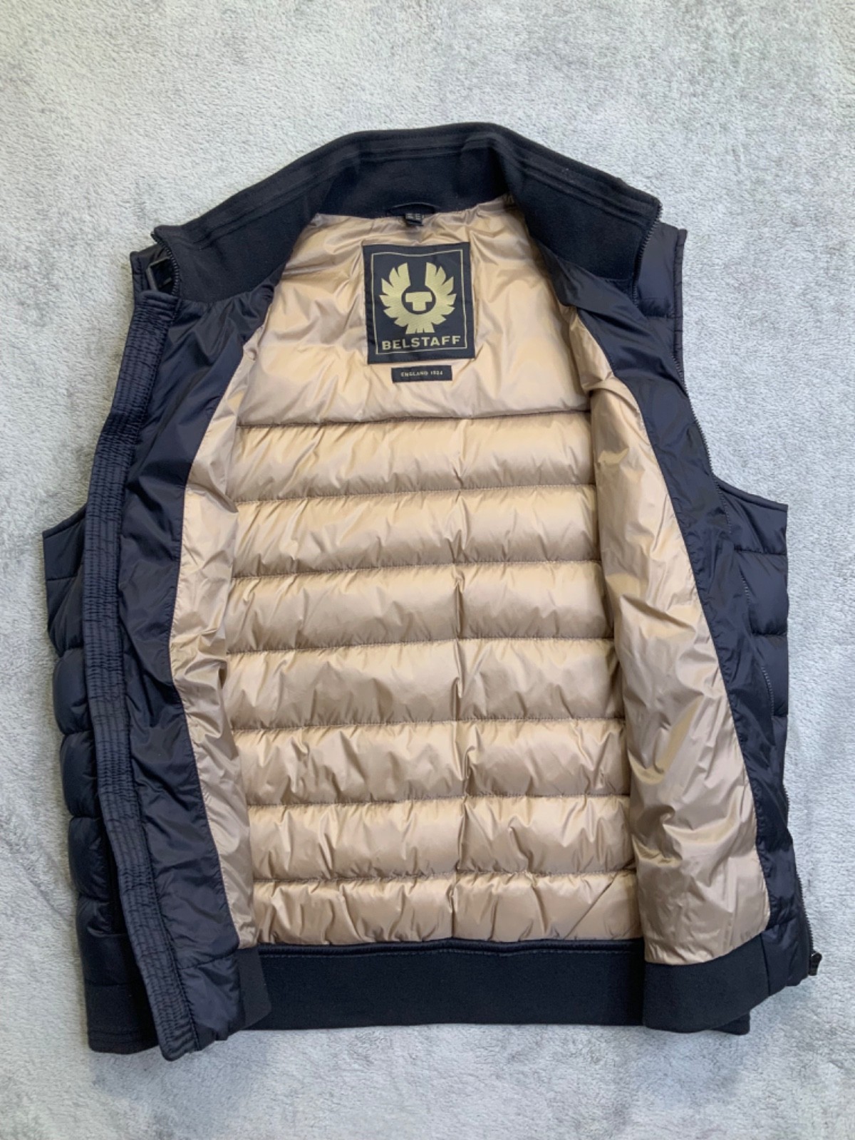 Belstaff Circuit Down Filled Black Puffer Vest Gilet Bodywarmer Size US 42 Men's image 5