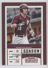 2017 Panini Contenders Draft Picks Season Ticket Brent Rooker (No Bat) #17 2u3
