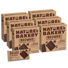 Nature  S Bakery Double Chocolate Brownie Bars, Whole Grains, Dates, and Cocoa, P