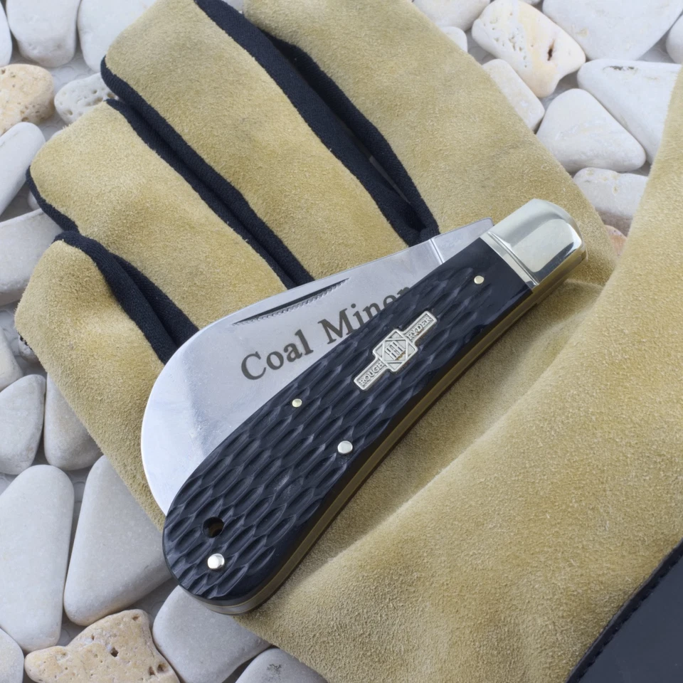 Rough Ryder Black Handles Coal Miner Series Hawkbill Folding Pocket Knife RR1143 - Image 4 of 4