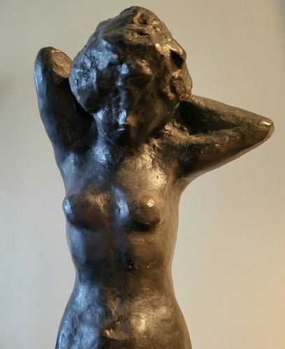 Sculpture Pierre Bonnard’s “Girl bathing” statue- Albright art gallery NY, Vitge - Picture 4 of 9