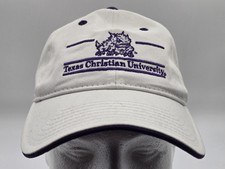 TCU Texas Christian University Hat Strapback White The Game 3 Line Horned Frogs