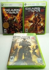 Gears of War 1 2  3 Trilogy Xbox 360, 2011 3 Game Bundle - Complete Tested