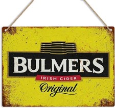 Bulmers Irish Cider Plaque Man Cave Tin Metal Signs Home Décor 8x12