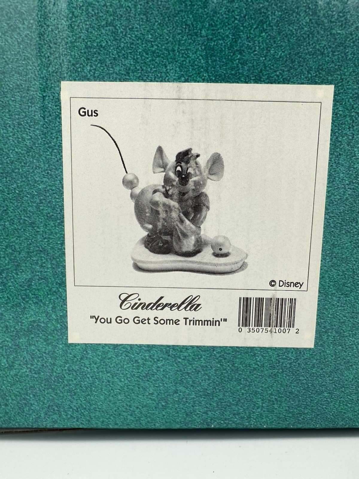 WDCC Gus You Go Get Some Trimmin' Disney's Cinderella 1993 Retired With COA