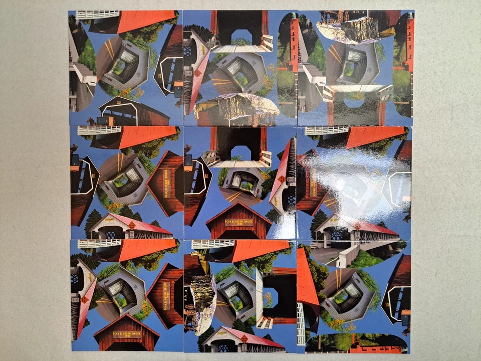 Scramble Squares (b. dazzle, inc) - Covered Bridges - Used/Complete - Image 3 of 4