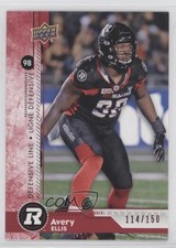 2018 Upper Deck CFL Red 114/150 Avery Ellis #88 n1u