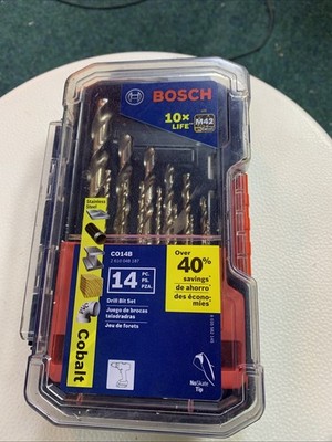 Bosch CO14B Sortiment Set inklusive Koffer Kobalt M42 Metallbohrer nur 13 Stück