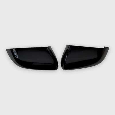 Gloss Black Tape-on Top Mirror Covers for 2020-24 Ford Explorer w/o Turn Signal