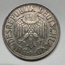 1971 Germany 1 Mark - F - Coin #C-050